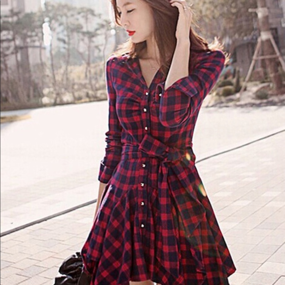 Adjustable wrap Casual mini long sleeve top